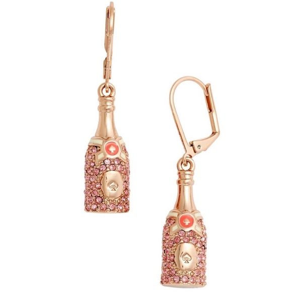 kate spade Jewelry - Kate Spade Make Magic Pink Champagne earrings